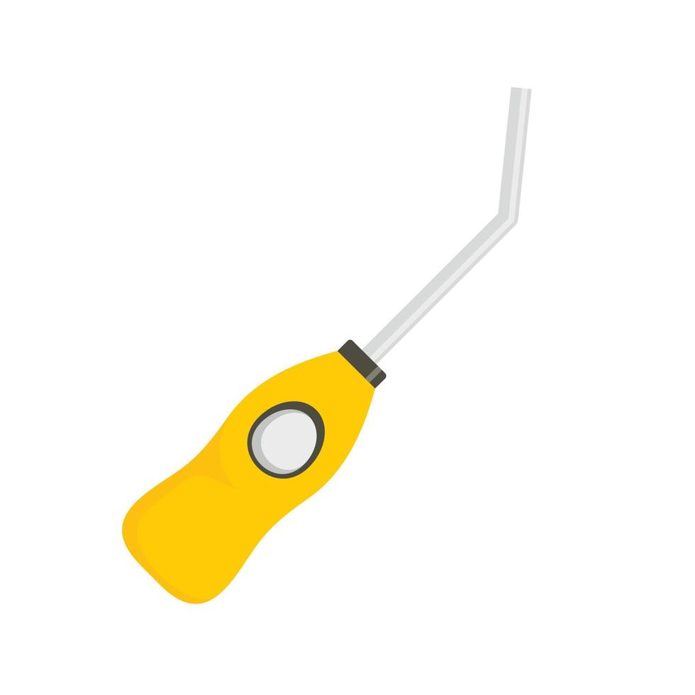 Gas hand lighter icon, flat style vector