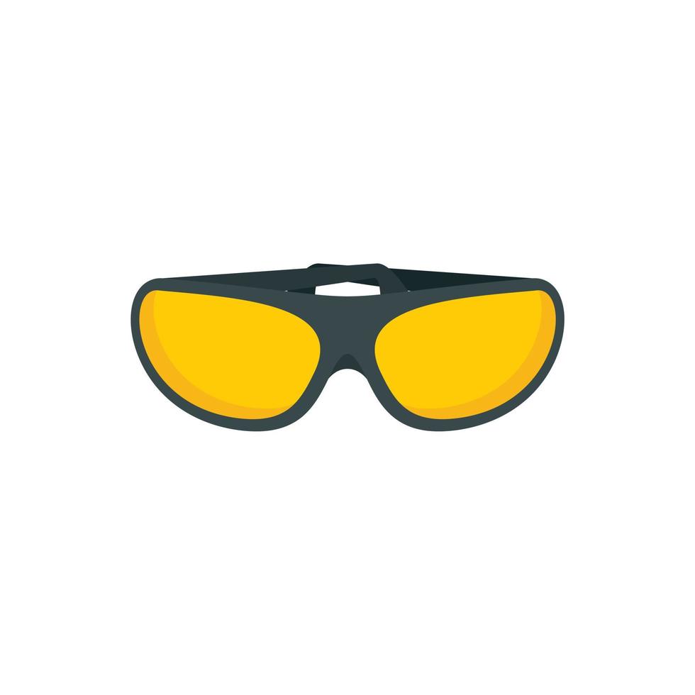 proteger el icono de las gafas, estilo plano vector