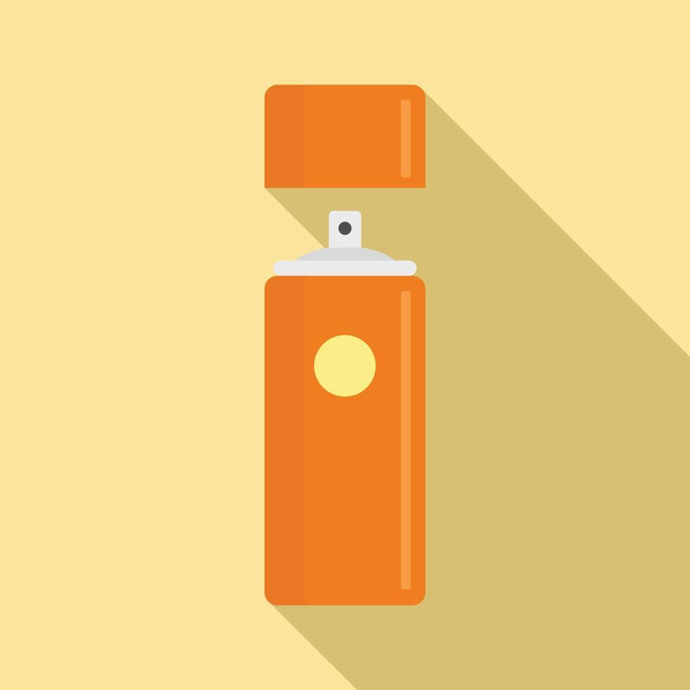 Deodorant spray icon, flat style vector