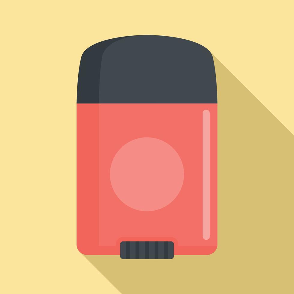 Sport man deodorant icon, flat style vector