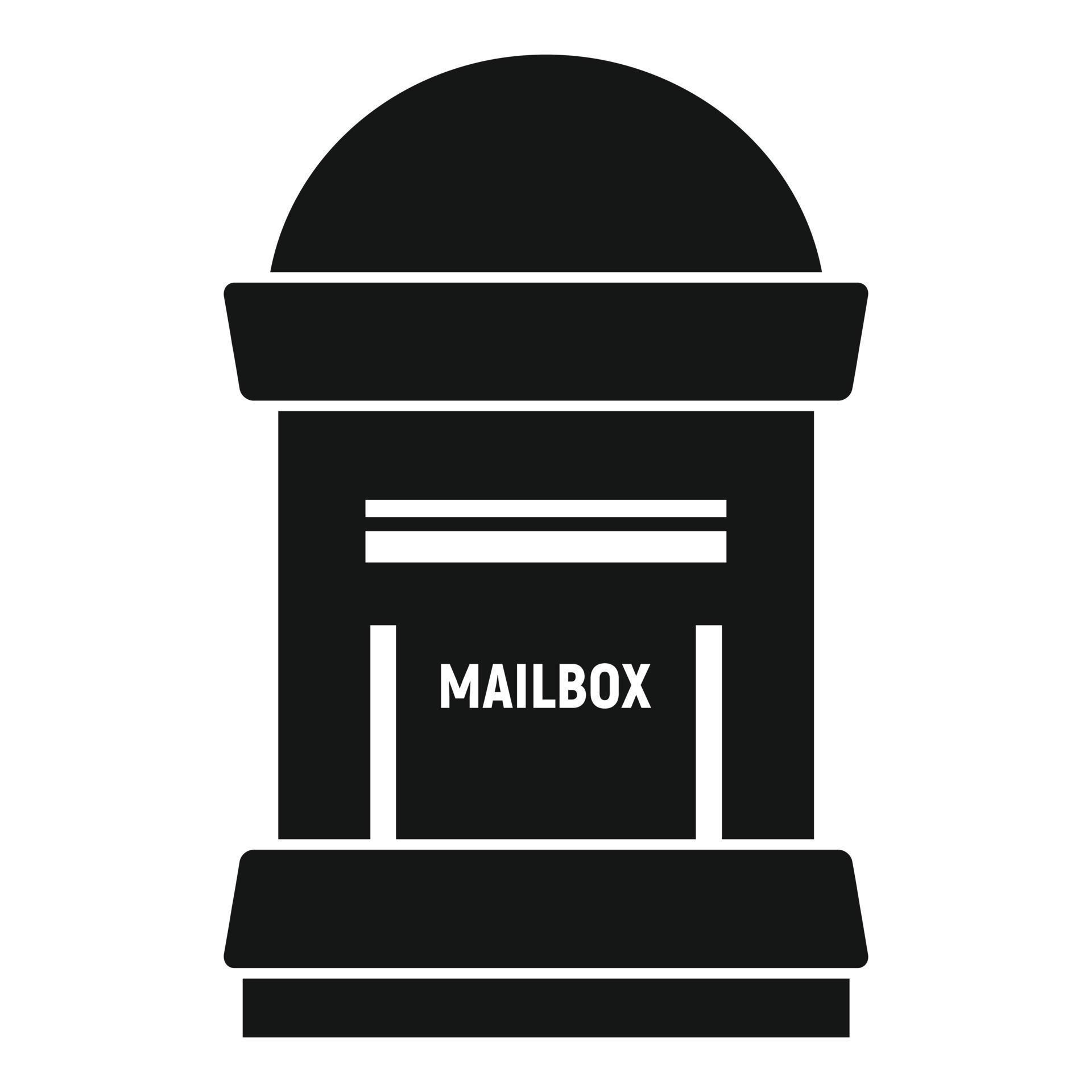 Office mailbox icon, simple style 14479115 Vector Art at Vecteezy