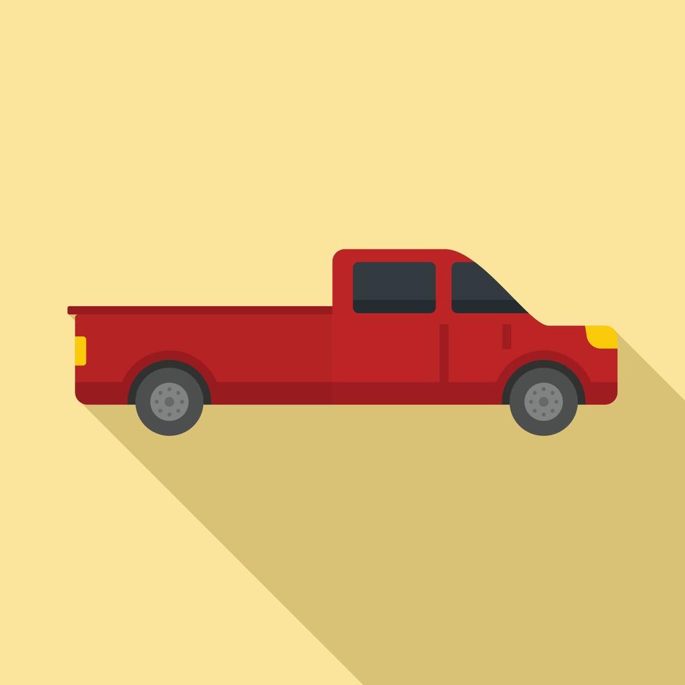 Travel pickup icon, flat style vector