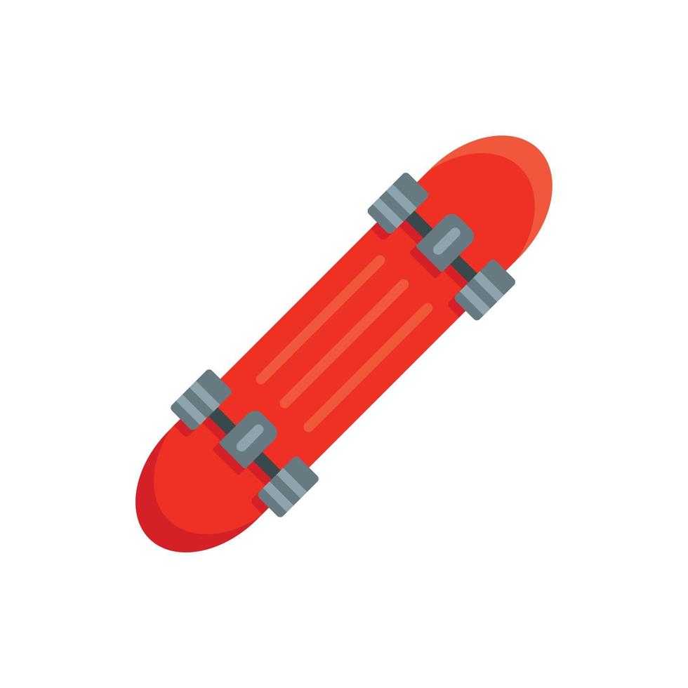 Penny board icon, flat style vector