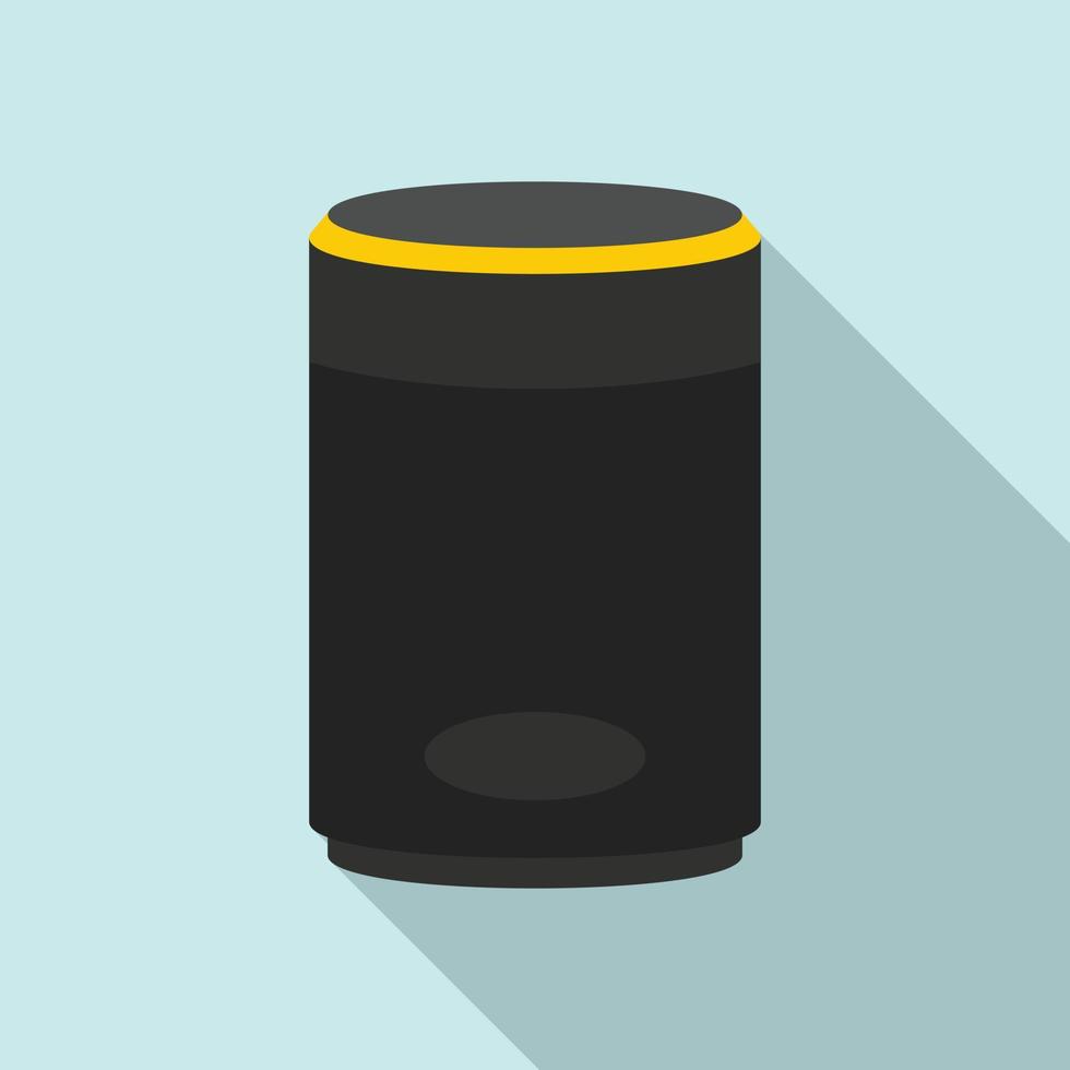 Cloud smart speaker icon, flat style vector