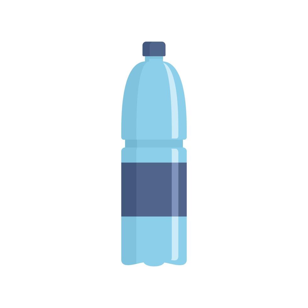 Water bottle icon, flat style vector