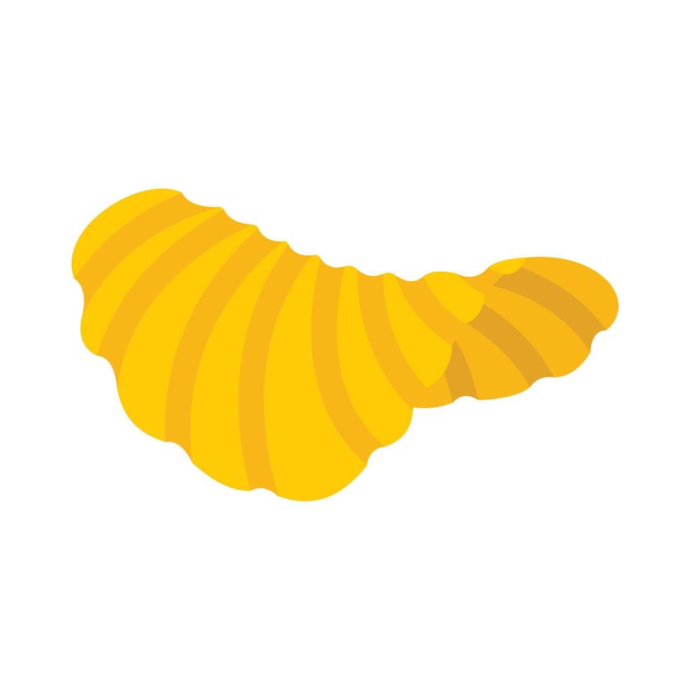 Rippled chips icon, flat style vector