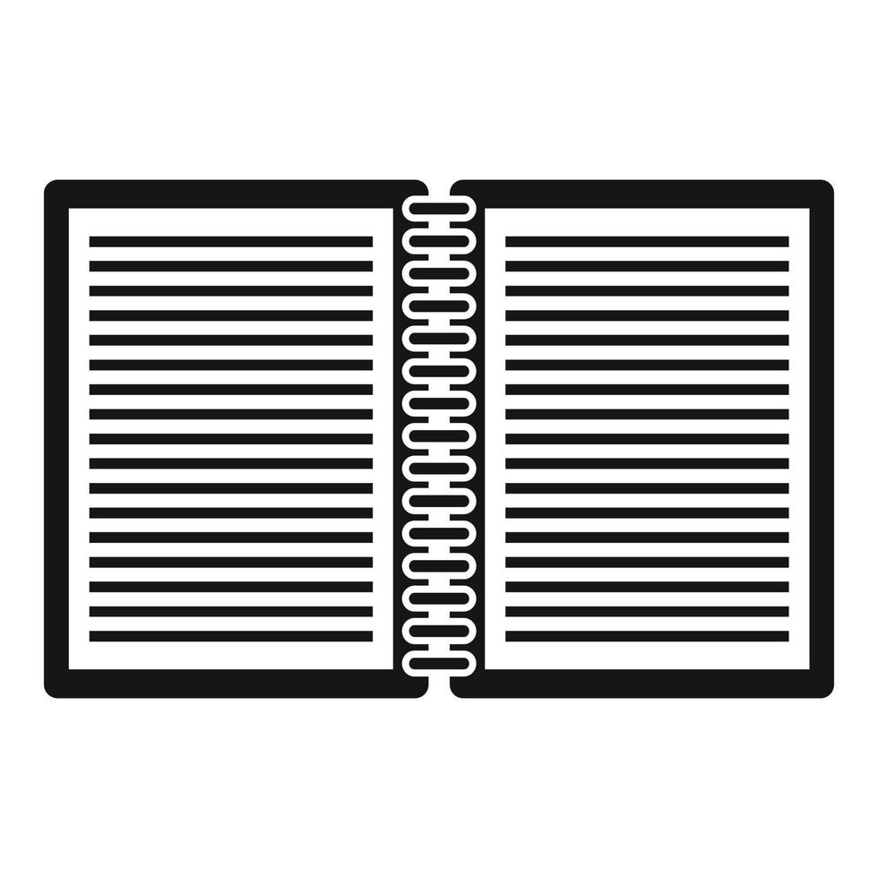 Writer editor icon, simple style vector