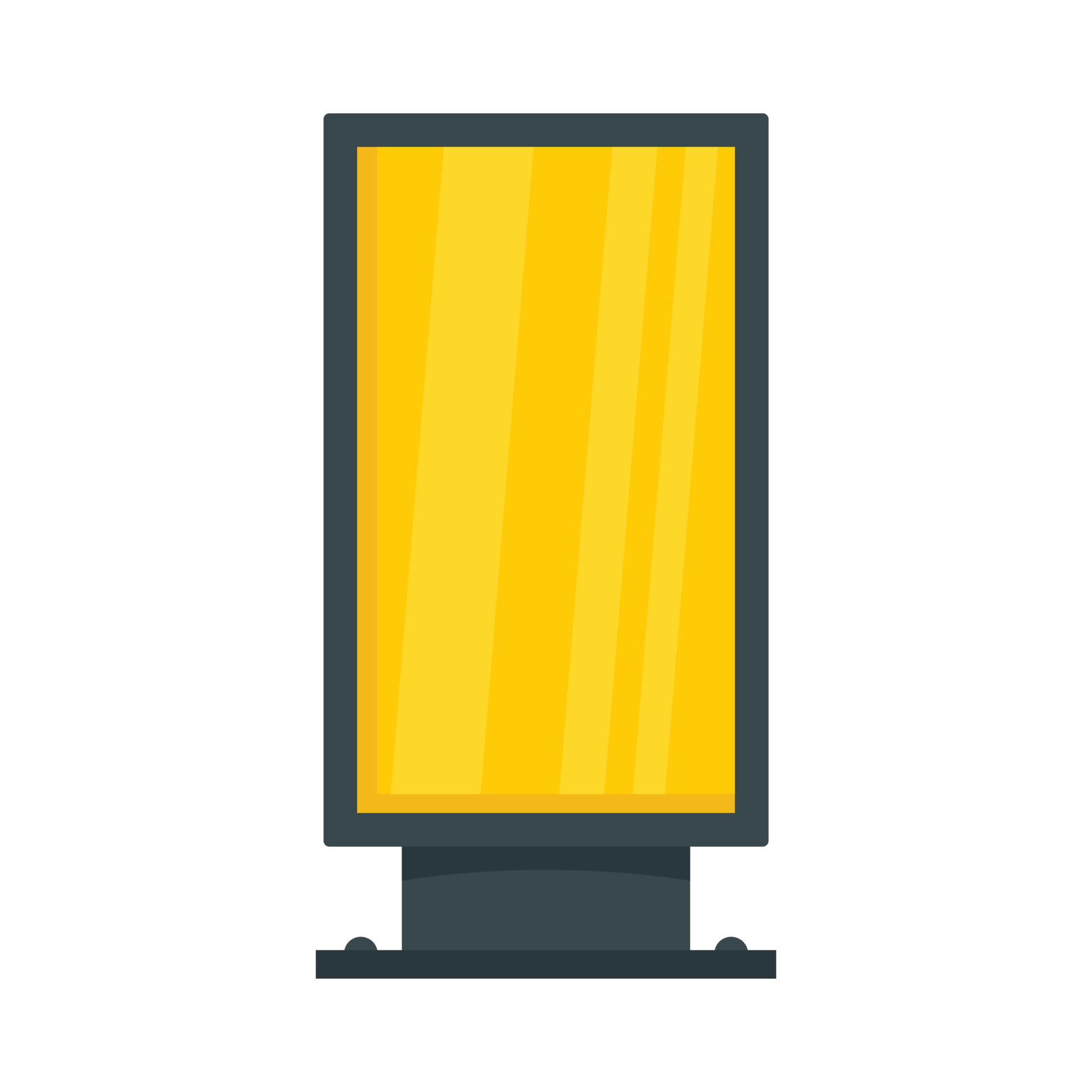 Street light box icon, flat style 14479573 Vector Art at Vecteezy