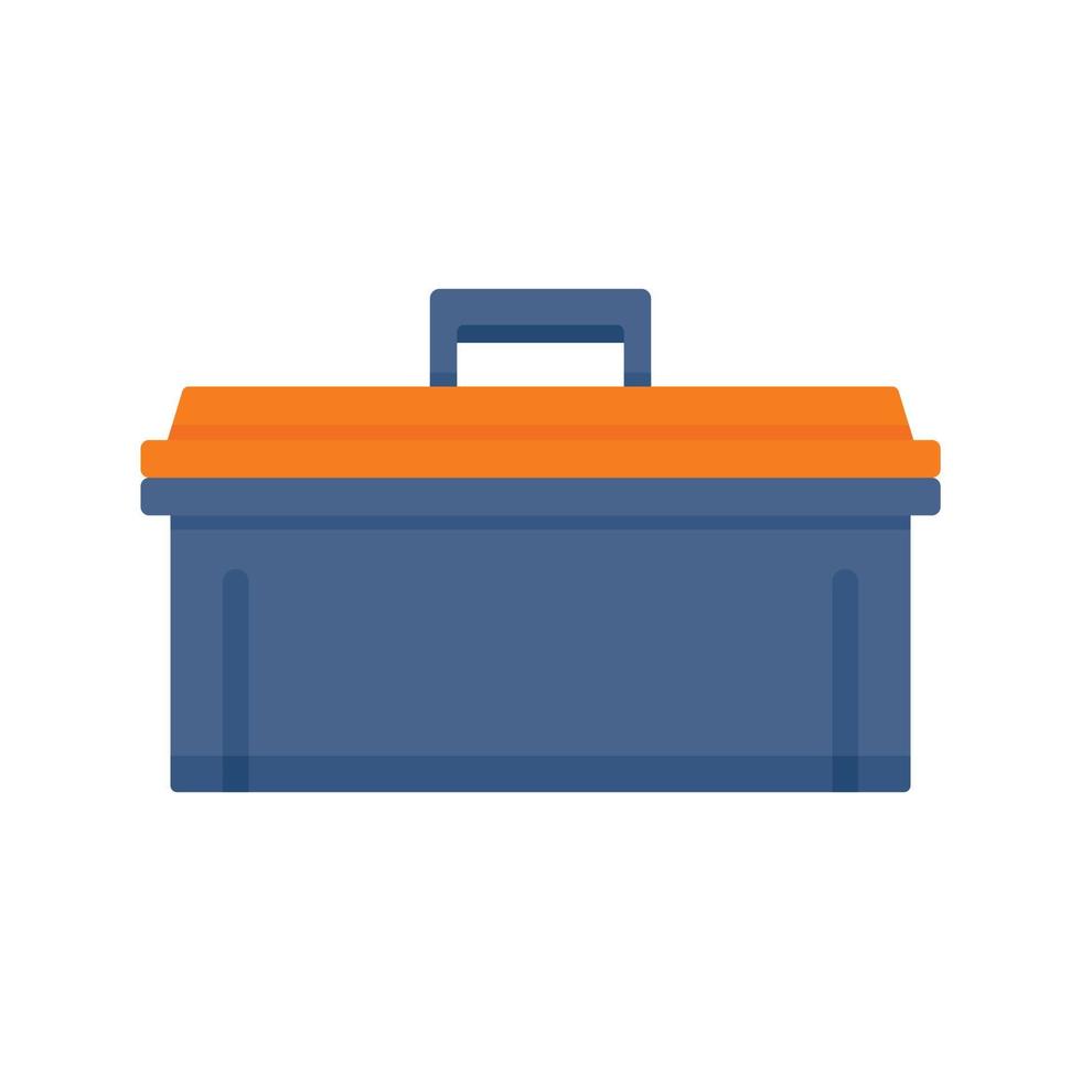 Bike tool box icon, flat style vector