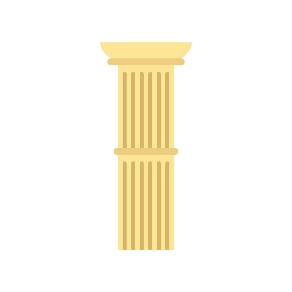 icono de pilar, estilo plano vector