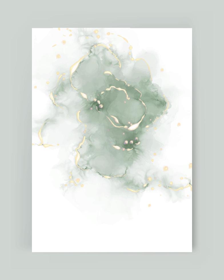 Stone background with golden strokes vector