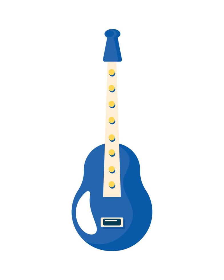 guitarra electrica instrumento musical vector