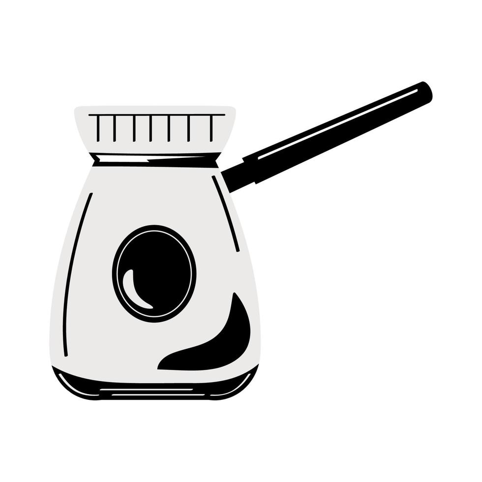 coffee kettle utensil vector