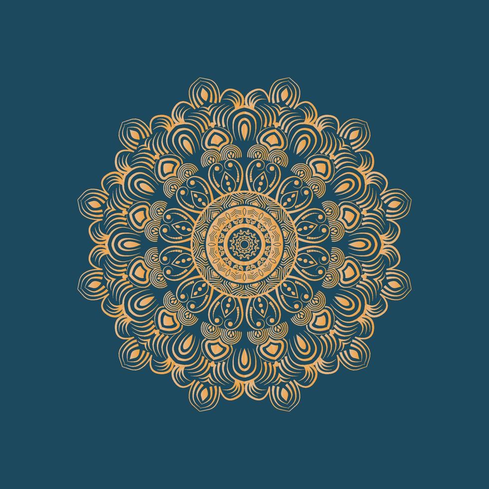 diseño de mandala de lujo vector