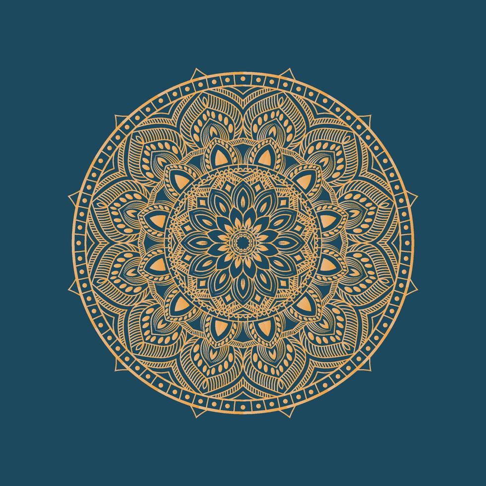 diseño de mandala de lujo vector