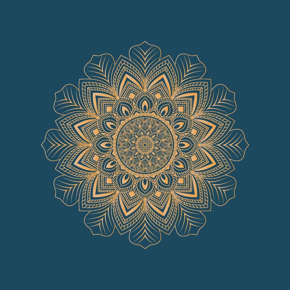 diseño de mandala de lujo vector