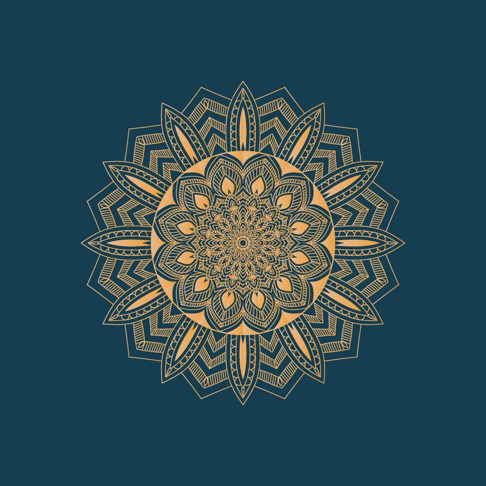 diseño de mandala de lujo vector