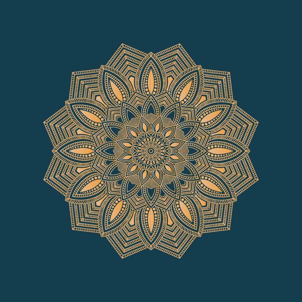 diseño de mandala de lujo vector