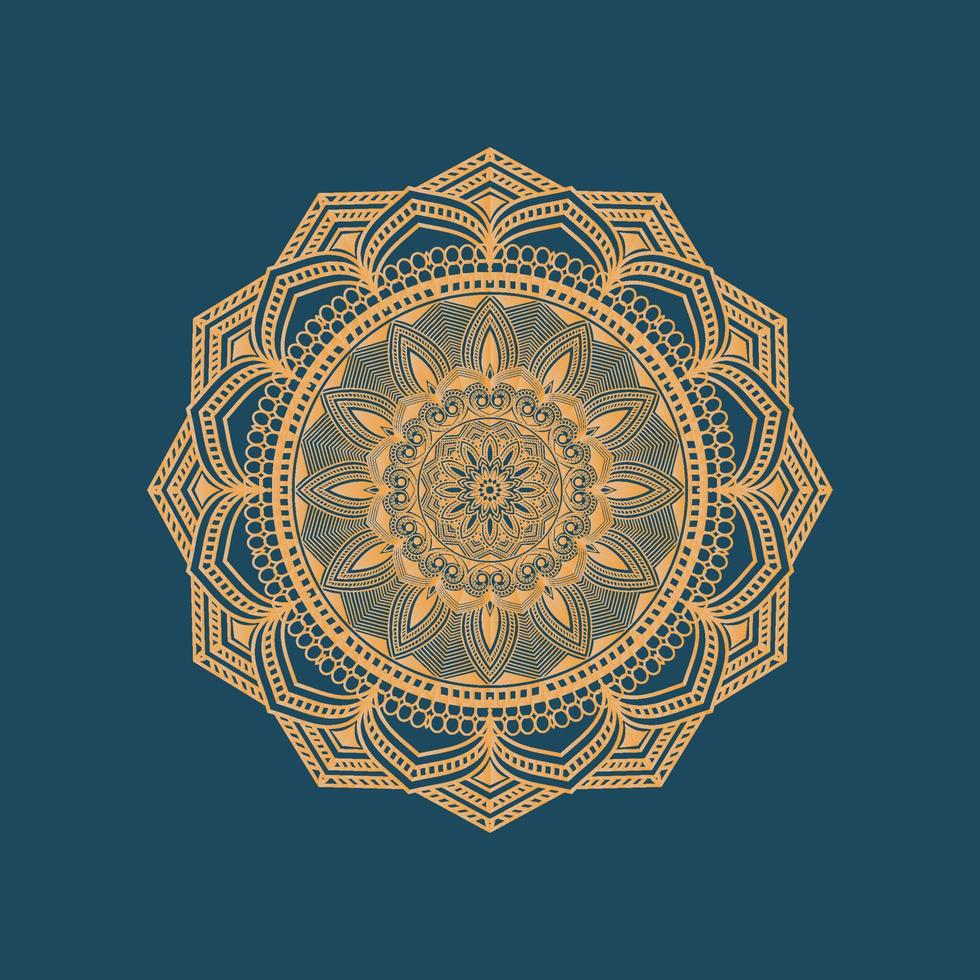 diseño de mandala de lujo vector