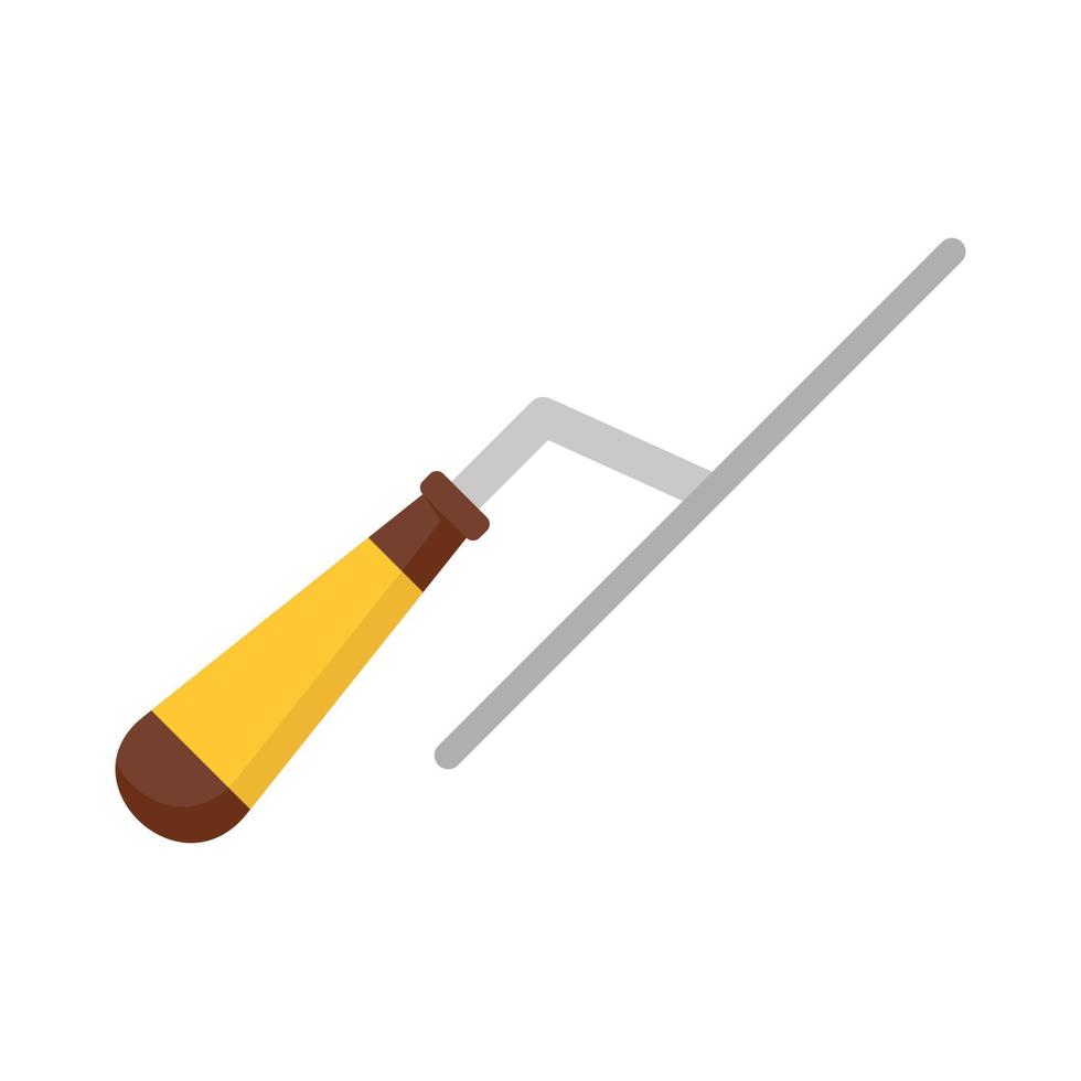 Trowel icon, flat style vector