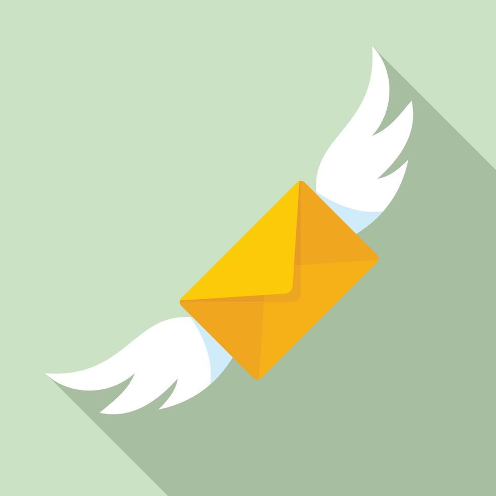 Sms icon, flat style vector