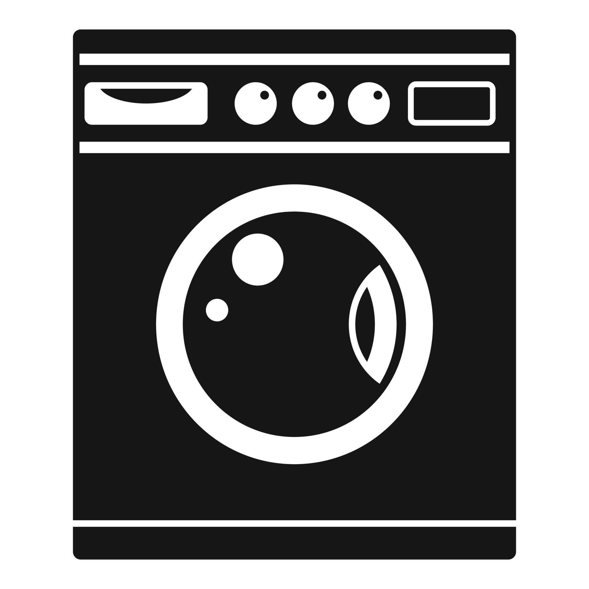 Washing machine icon, simple style 14481019 Vector Art at Vecteezy