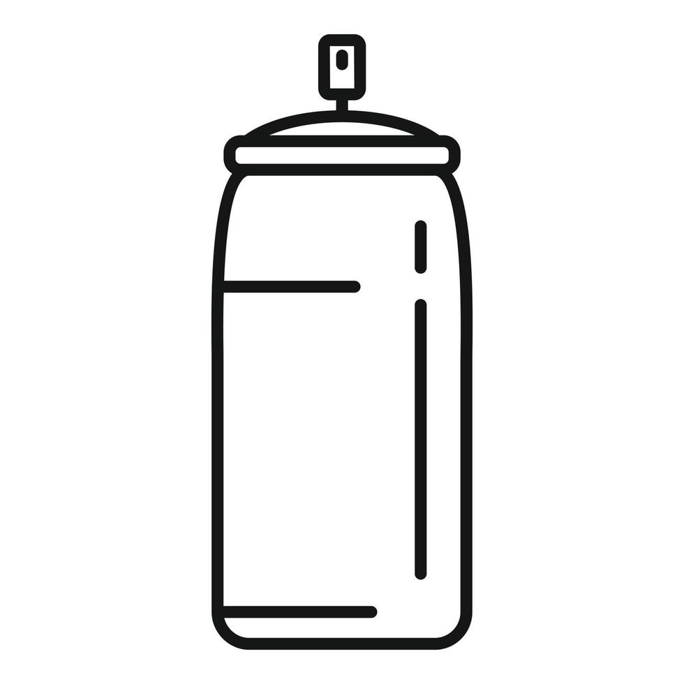 Cosmetic deodorant icon, outline style vector