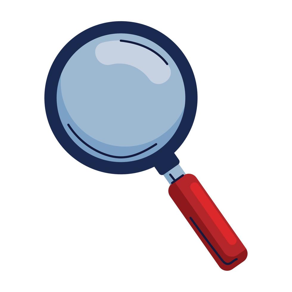 magnifying glass search vector