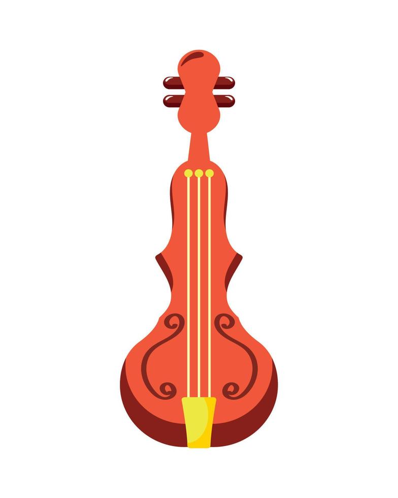 violín instrumento musical vector