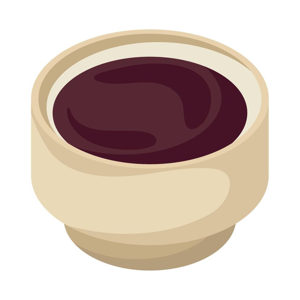soy sauce ingredient vector