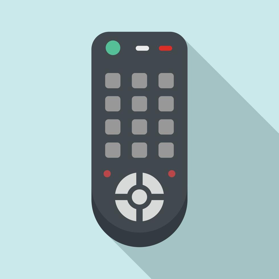 Ir remote control icon, flat style vector