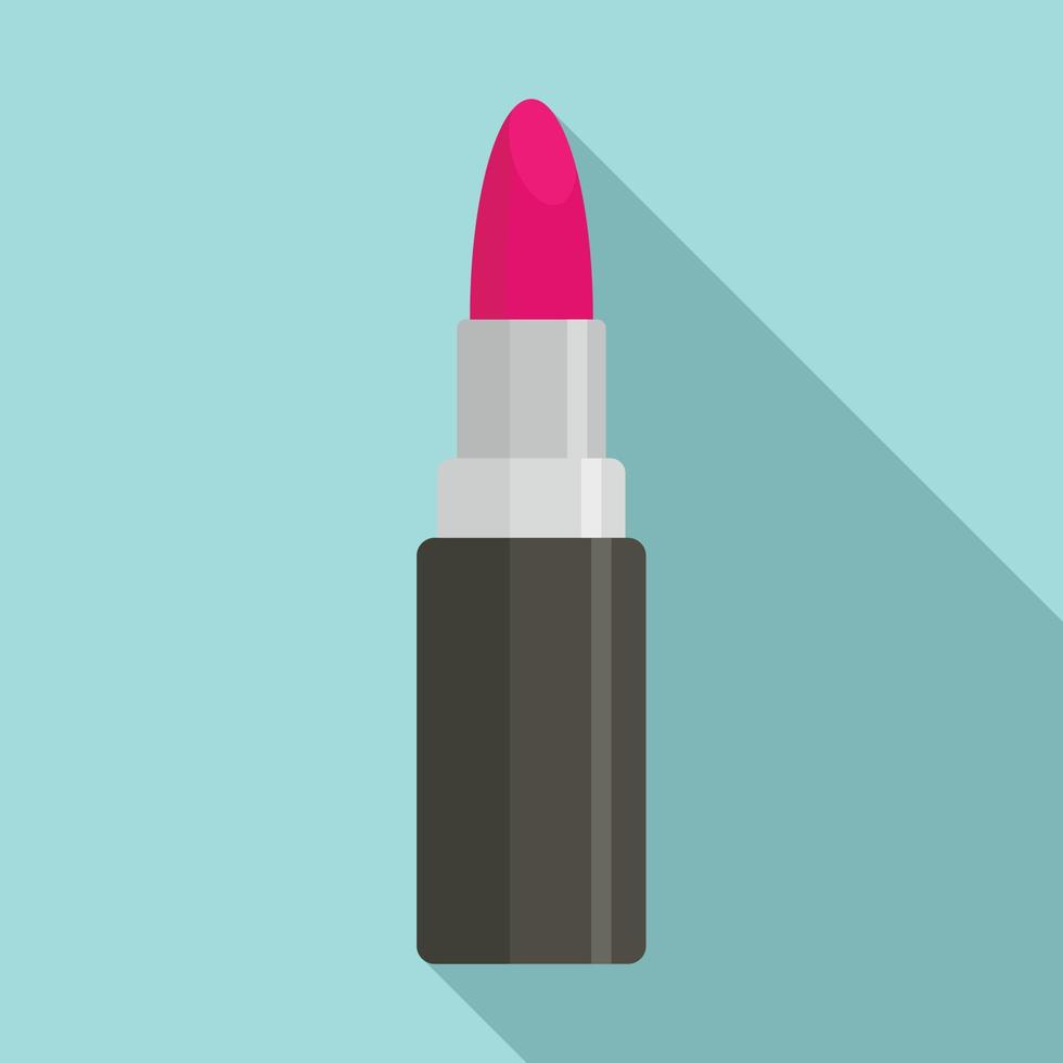 Female lipstick icon, flat style vector