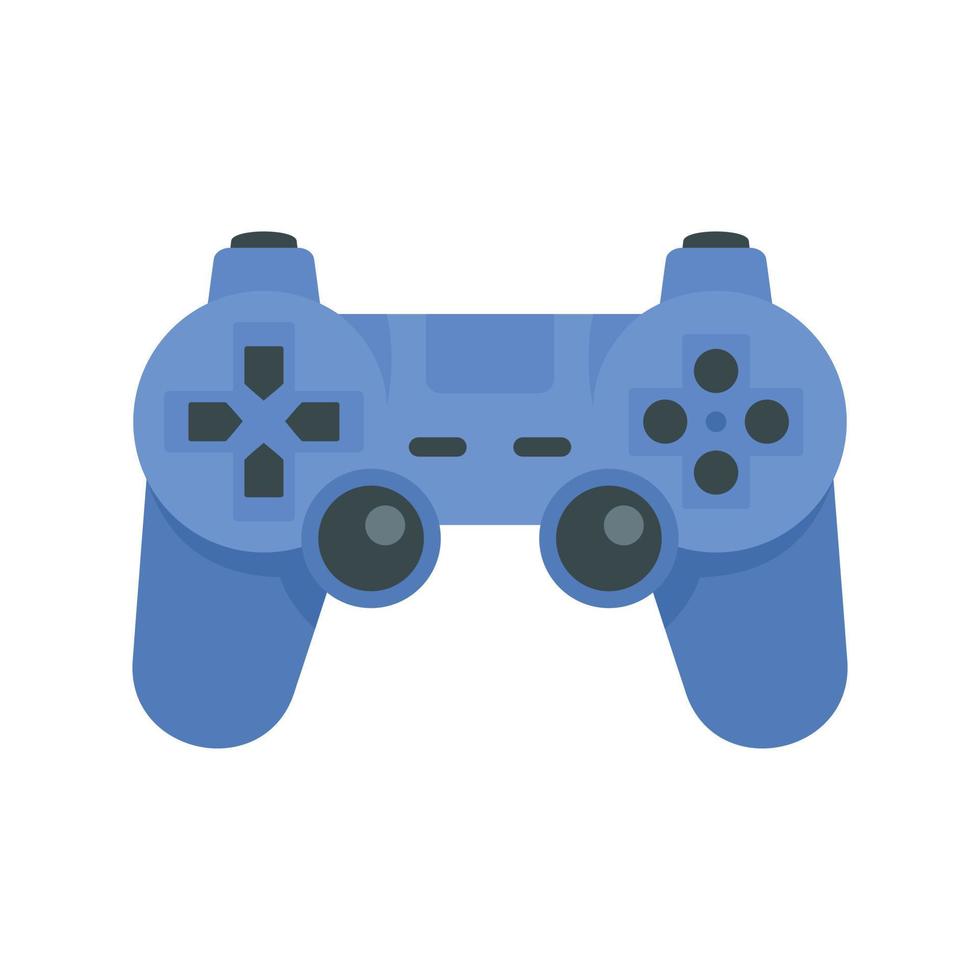 Modern gamepad icon, flat style vector