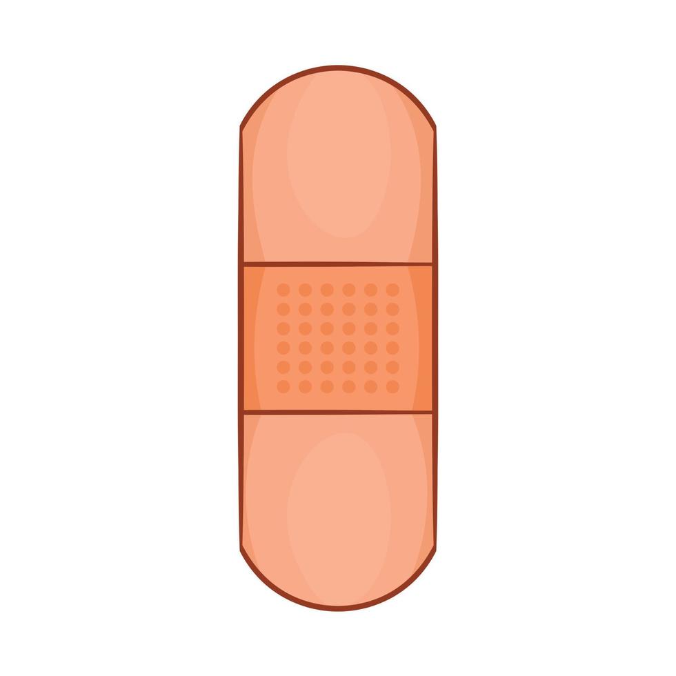 Medical patch icon in cartoon style vector