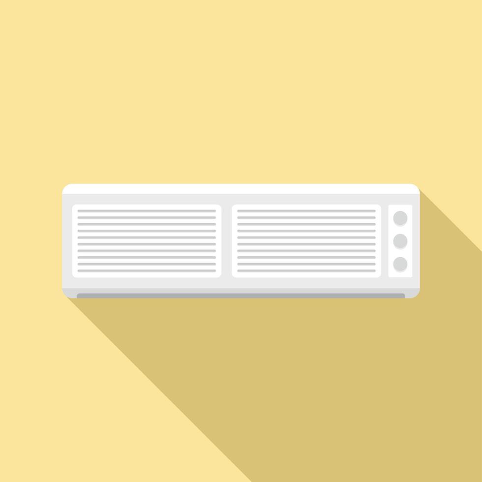 Old conditioner icon, flat style vector