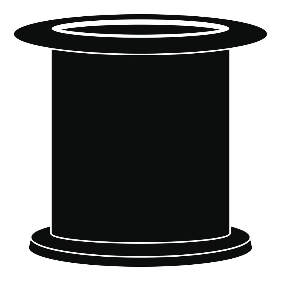 Female condom icon, simple style vector