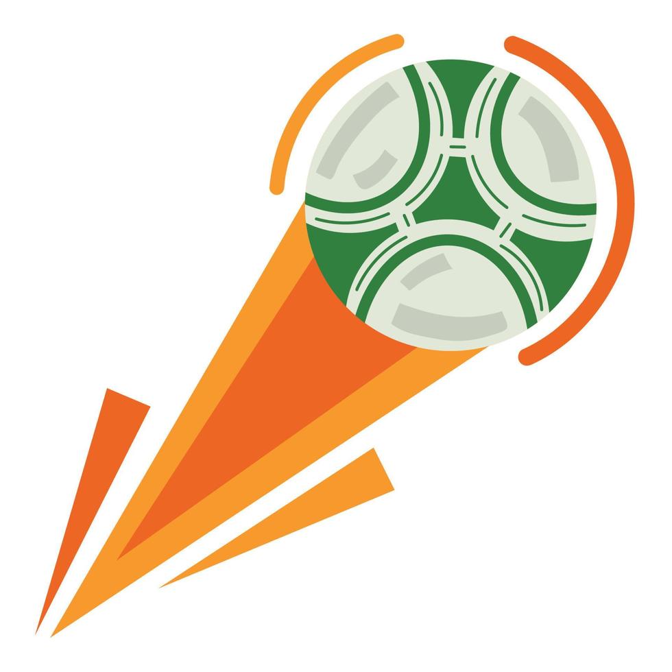 green soccer sport balloon vector