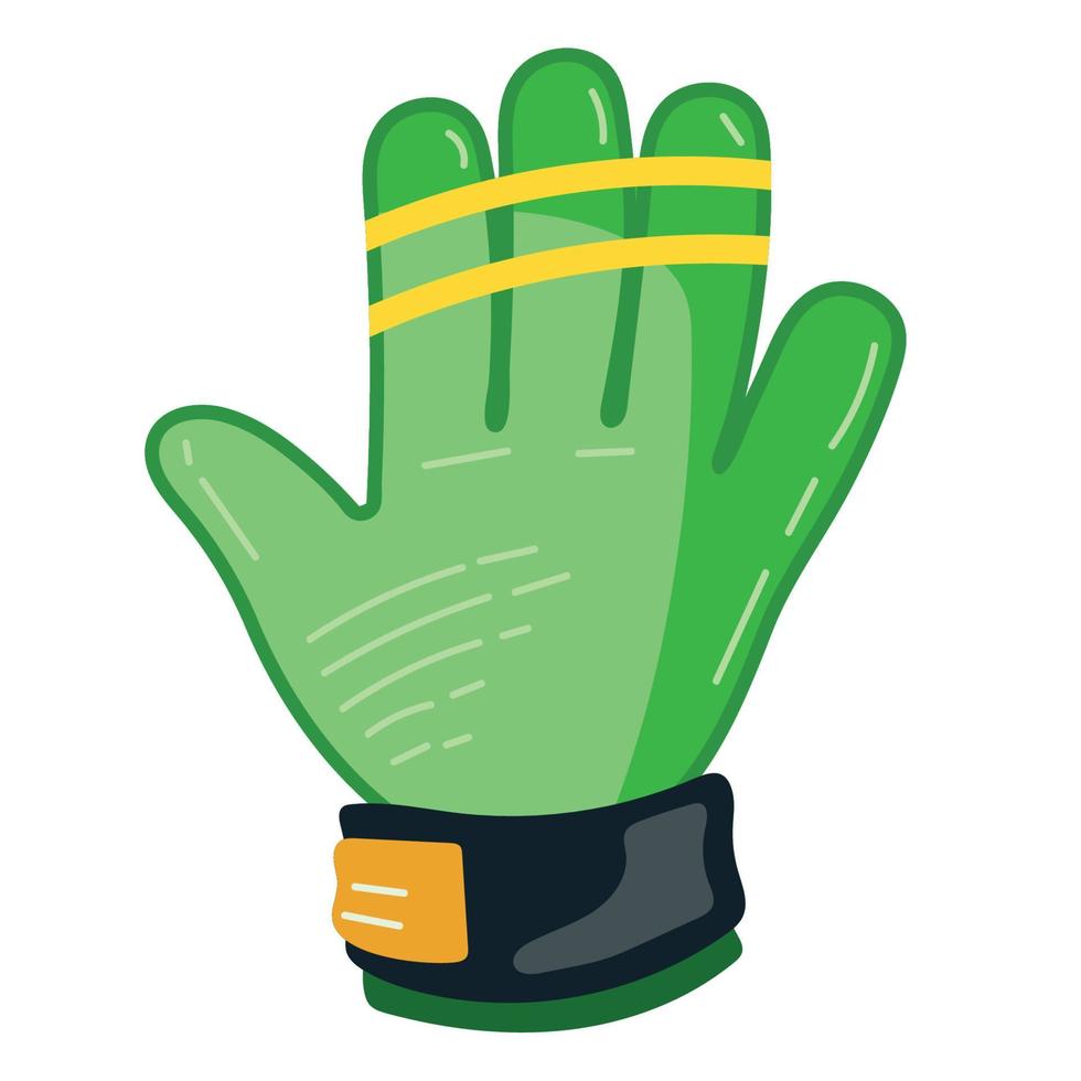 soccer goalkeeper equipment vector