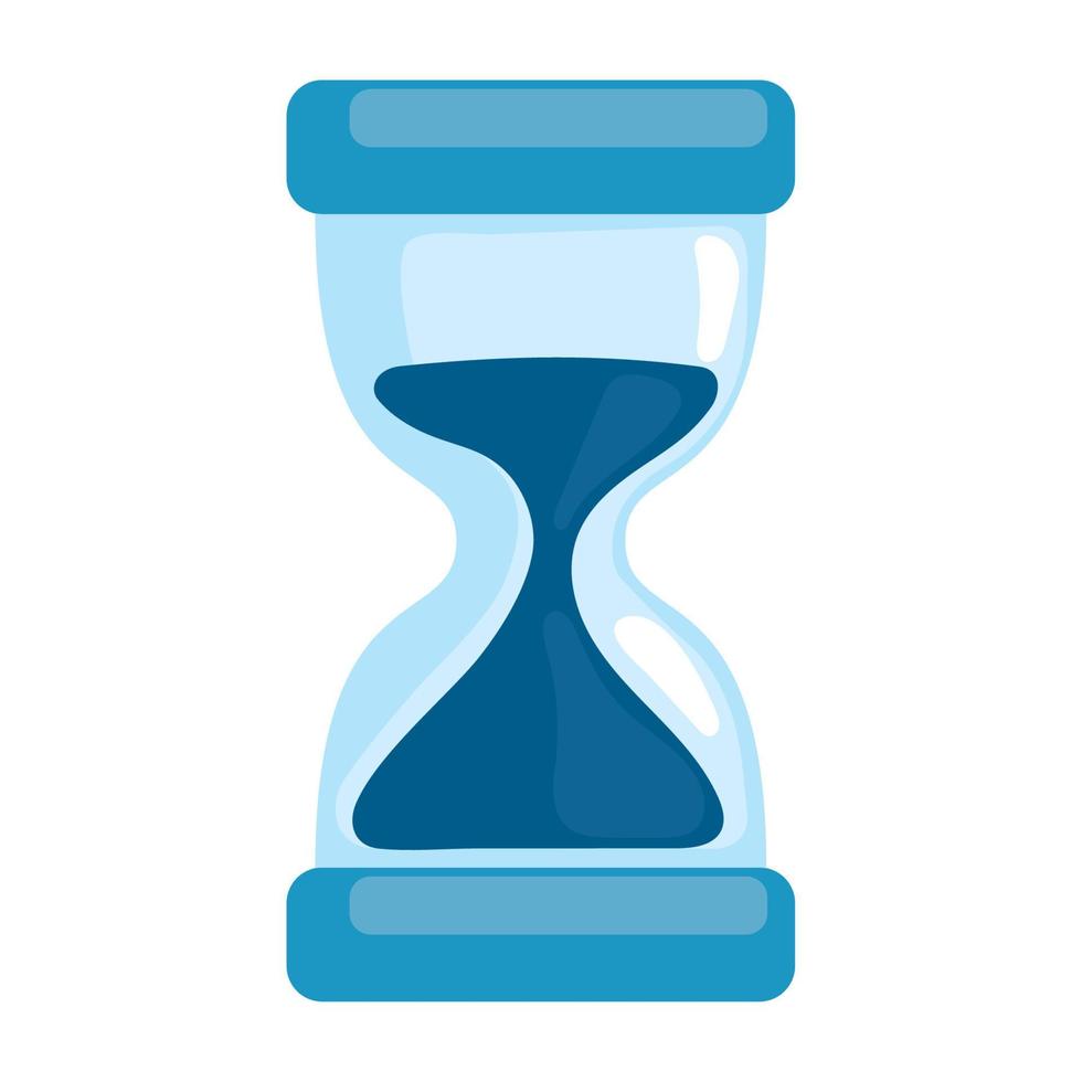 hourglass sand timer vector