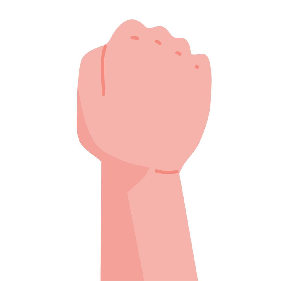 fighter hand fist vector