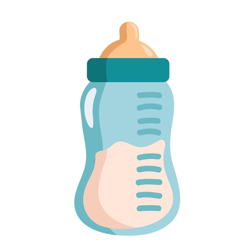 baby milk bottle vector