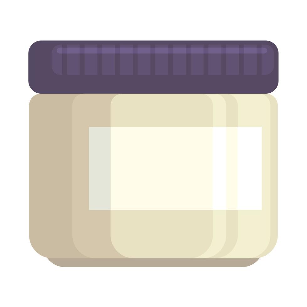 make up cream pot vector
