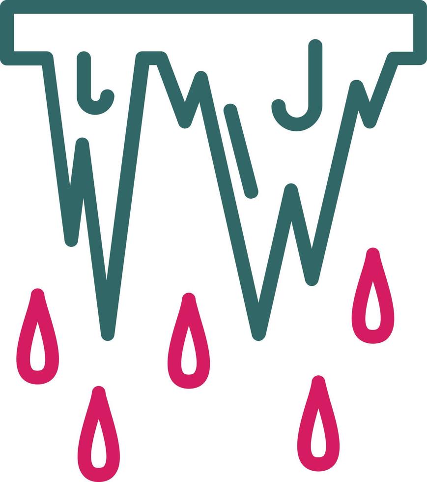 Thaw Line Two Color vector