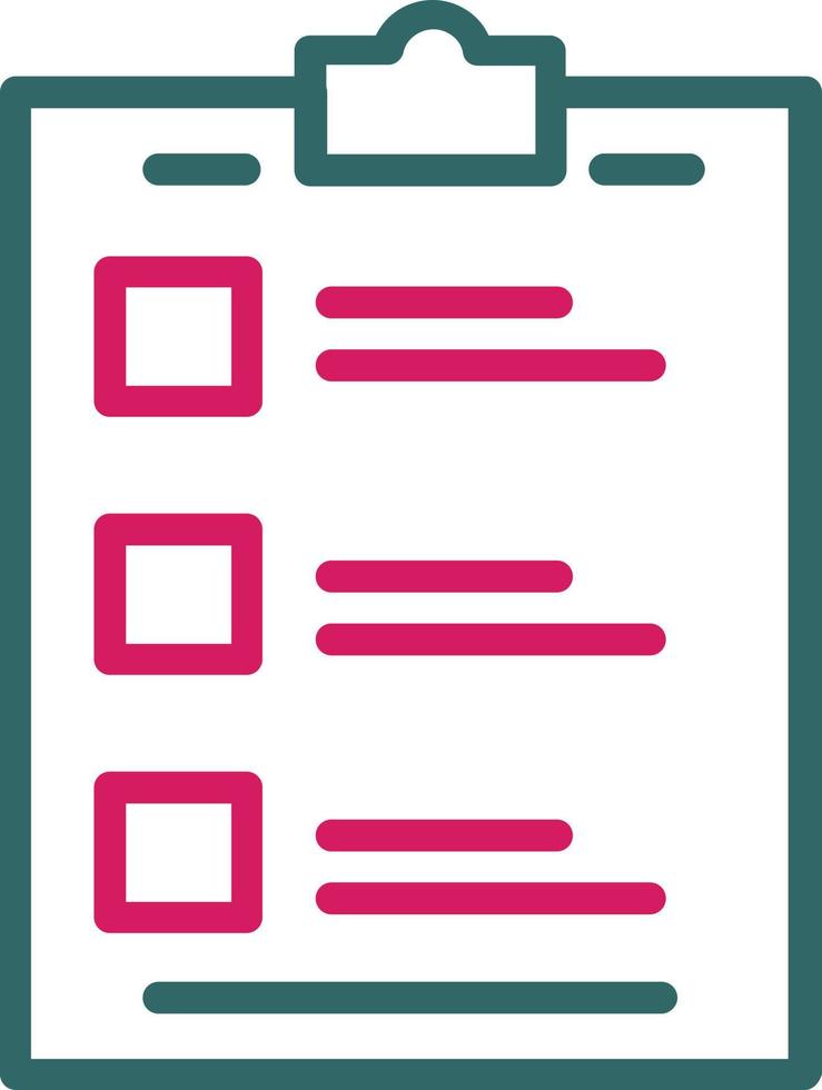 Compliance Line Two Color vector