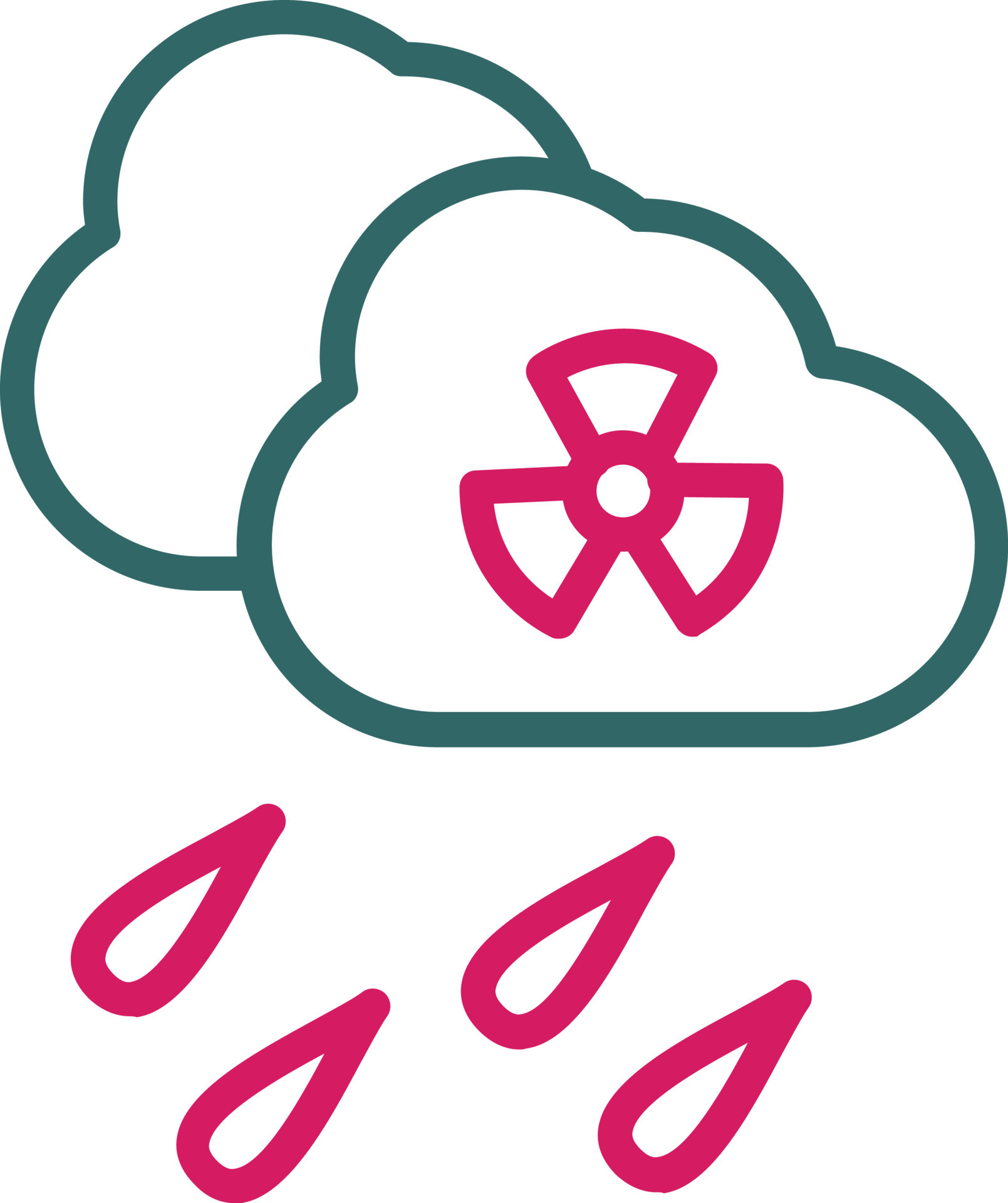 Acid Rain Line Two Color 14482584 Vector Art at Vecteezy