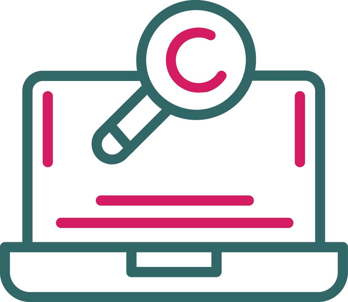 Copyright Vector Line Icon