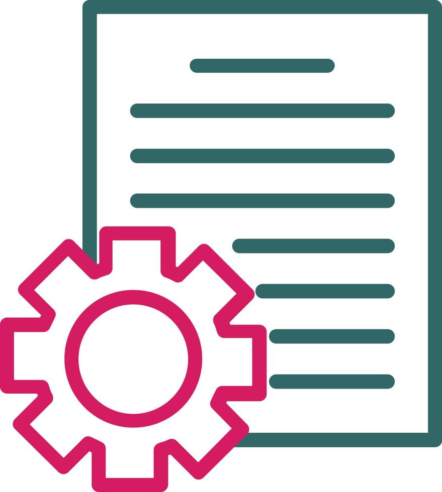 DevelopmentLine Two Color vector