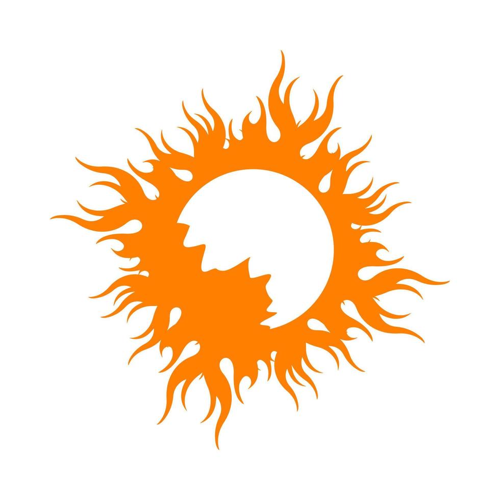 sol amarillo ráfaga estrella símbolo sol icono logotipo diseño vector ilustración un elemento de sol