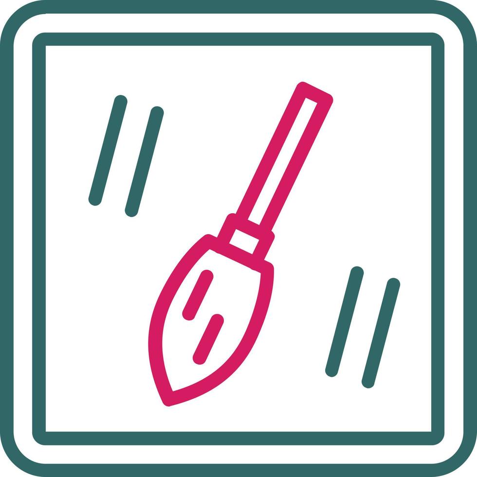 Mop Line Two Color vector
