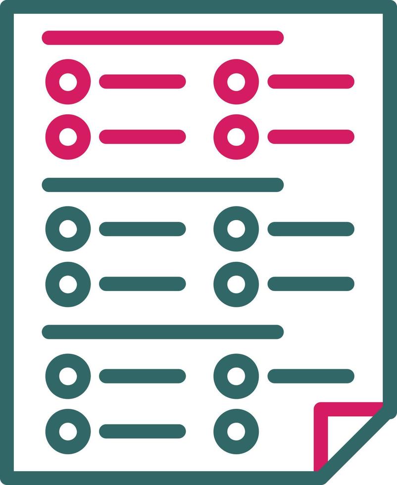 TestLine Two Color vector